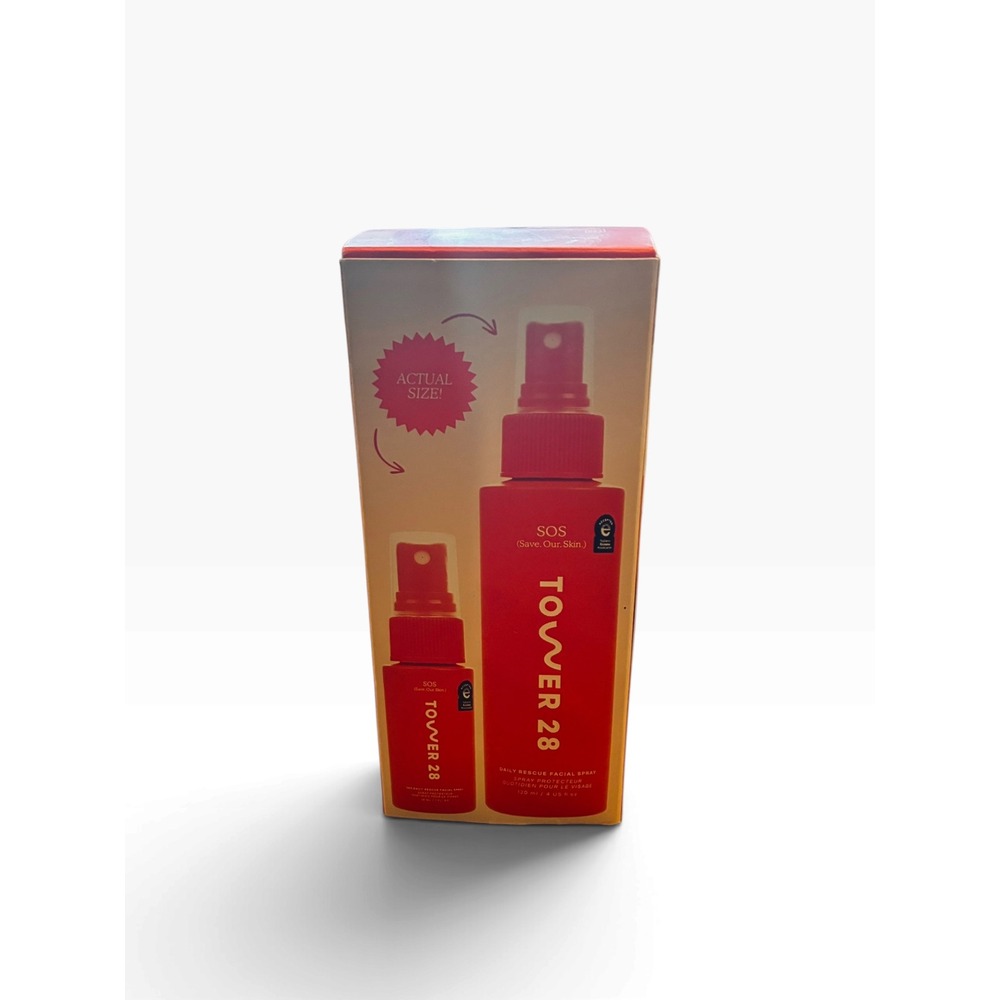 Tower 28 SOS Daily Rescue Facial Spray, Full + Travel Size Set